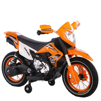 Παιδιά 6V Ride On Car Motorbike Ηλεκτρική μοτοσυκλέτα με PP πλαστικό τύπου πορτοκαλί