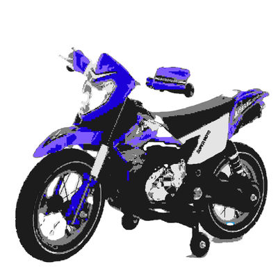 Παιδιά 6V Ride On Car Motorbike Ηλεκτρική μοτοσυκλέτα με PP πλαστικό τύπου πορτοκαλί