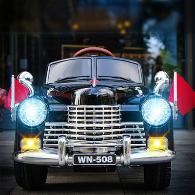 Κόκκινη/Μαύρη μπογιά Ηλεκτρικά Παιδιά Πηγαίνουν σε Αυτοκίνητα 12V Με USB/MP3 Για Παιδιά