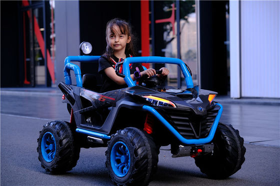 Πλαστική μπαταρία Unisex Ηλεκτρικά παιχνίδια για παιδιά που οδηγούν αυτοκίνητα σε έντονο κίτρινο χρώμα
