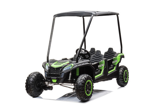 24v μπαταρία 4x4 πλαστικό UTV Τέσσερα καθίσματα ηλεκτρικό αυτοκίνητο παιδιών με Carport 4-Wheeler
