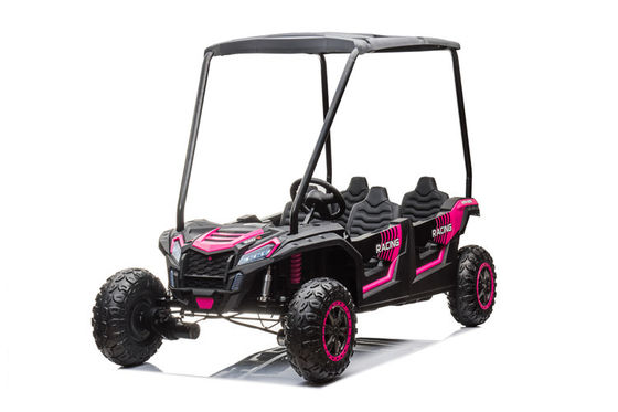 24v μπαταρία 4x4 πλαστικό UTV Τέσσερα καθίσματα ηλεκτρικό αυτοκίνητο παιδιών με Carport 4-Wheeler