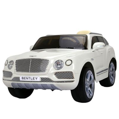 Ηλεκτρική βόλτα στο αυτοκίνητο για παιδιά 6V / 12V μπαταρία τηλεχειριστήριο μονό κάθισμα λευκό χρώμα