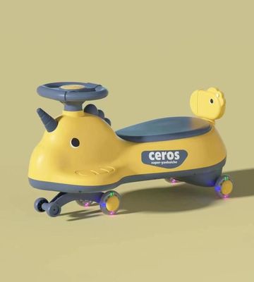 Αντι-Rollover Flash Wheel Swing Ride On Scooter Αυτοκίνητο για παιδιά Καρτόνι Μέγεθος 69*25*32cm