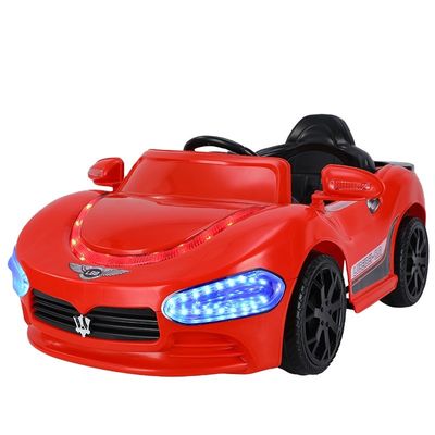 Ηλεκτρική βόλτα με μπαταρία 12V σε αυτοκίνητο με δύο καθίσματα και μουσική για παιδιά με λευκό