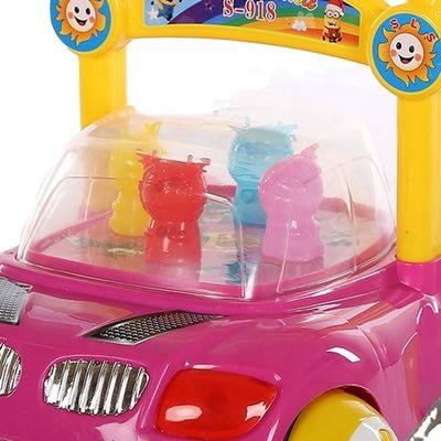 Μουσικό Ρουχικό Τροχό Baby Walker 2022 Μοντέλο Ride On Toy για παιδιά 2 έως 4 ετών
