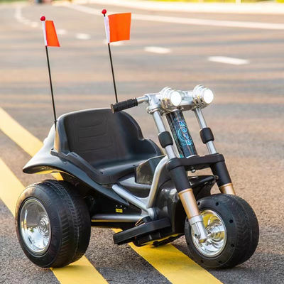 Διπλή κίνηση 540 κινητήρας 12V Ηλεκτρικός 3 τροχούς Off-Road Ride On Motorcycle Toy Car για παιδιά