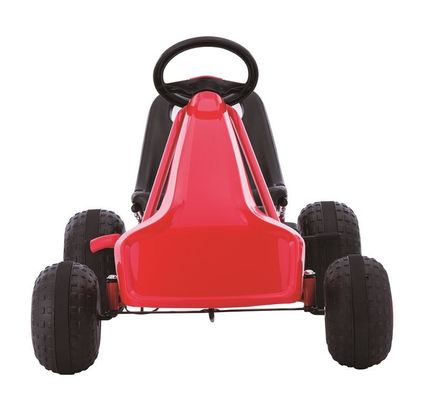Κόκκινο μονοθέσιο Πεντάλ Go-Karting για 7χρονα παιδιά πλαστικό τροχό και αυτοκίνητο