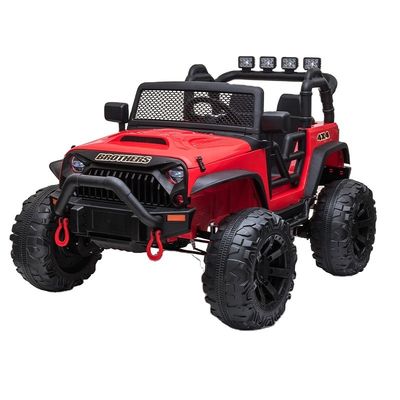 12V μπαταρία 4X4 Off Road Μεγάλα παιδικά παιχνίδια αυτοκίνητο με τηλεχειριστήριο και σε ροζ ροζ χρώμα