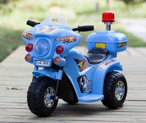 Στυλ Ride On Toy Plastic Παιδική ηλεκτρική μηχανή 6v με μουσική και φως