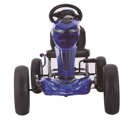 Παιδιά Καβαλώνουν Πεντάλ Go-Kart με Συμπλέκτη και Φρένο από Κόκκινο Πλαστικό