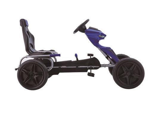 Παιδιά Καβαλώνουν Πεντάλ Go-Kart με Συμπλέκτη και Φρένο από Κόκκινο Πλαστικό