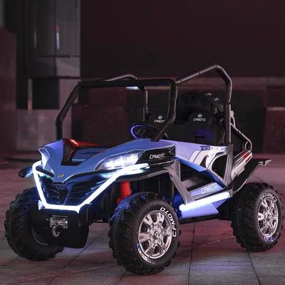 Πιο δημοφιλής 12V UTV Ride On Car για παιδιά τηλεχειριστήριο LED Φως Δύο θέσεις Κόκκινο Μπλε Λευκό